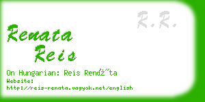 renata reis business card
